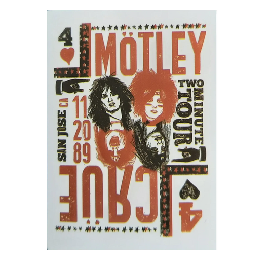 Sticker Mötley Crüe - 2 Minute Tour