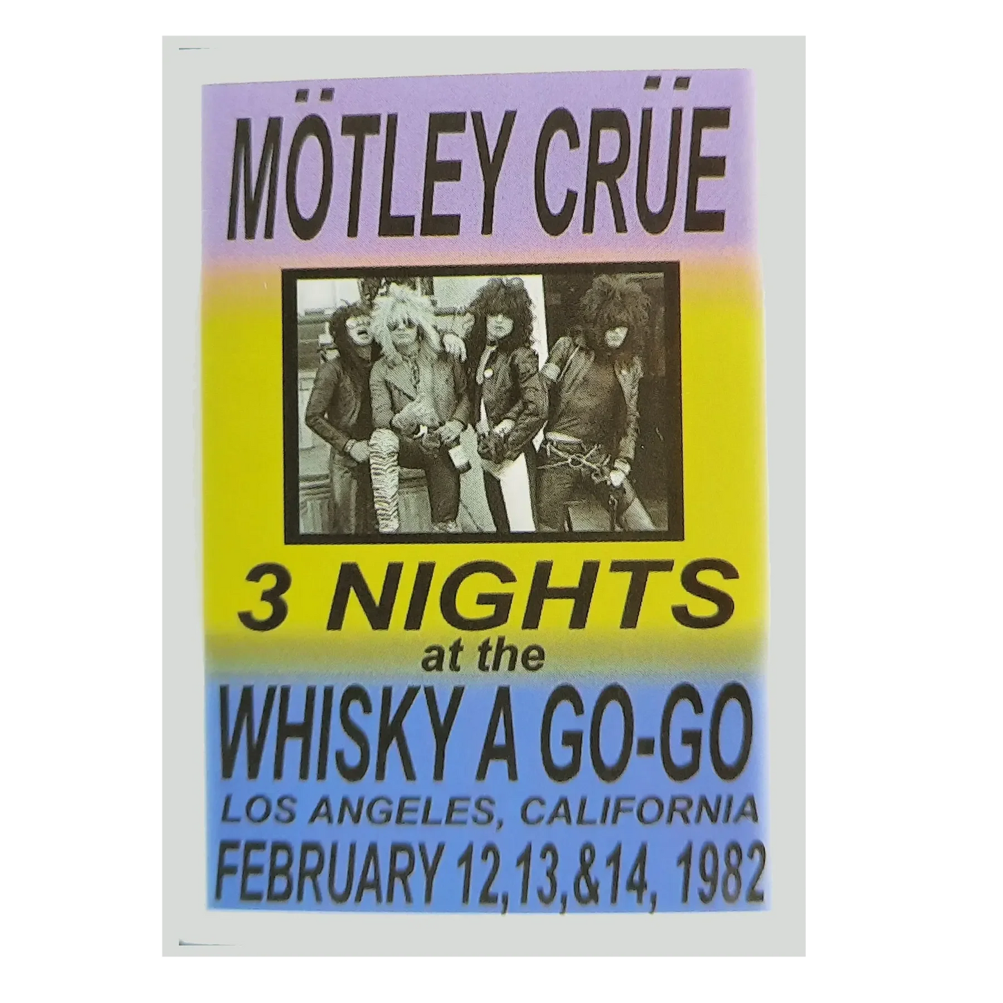 Sticker Mötley Crüe - Whisky A Gogo