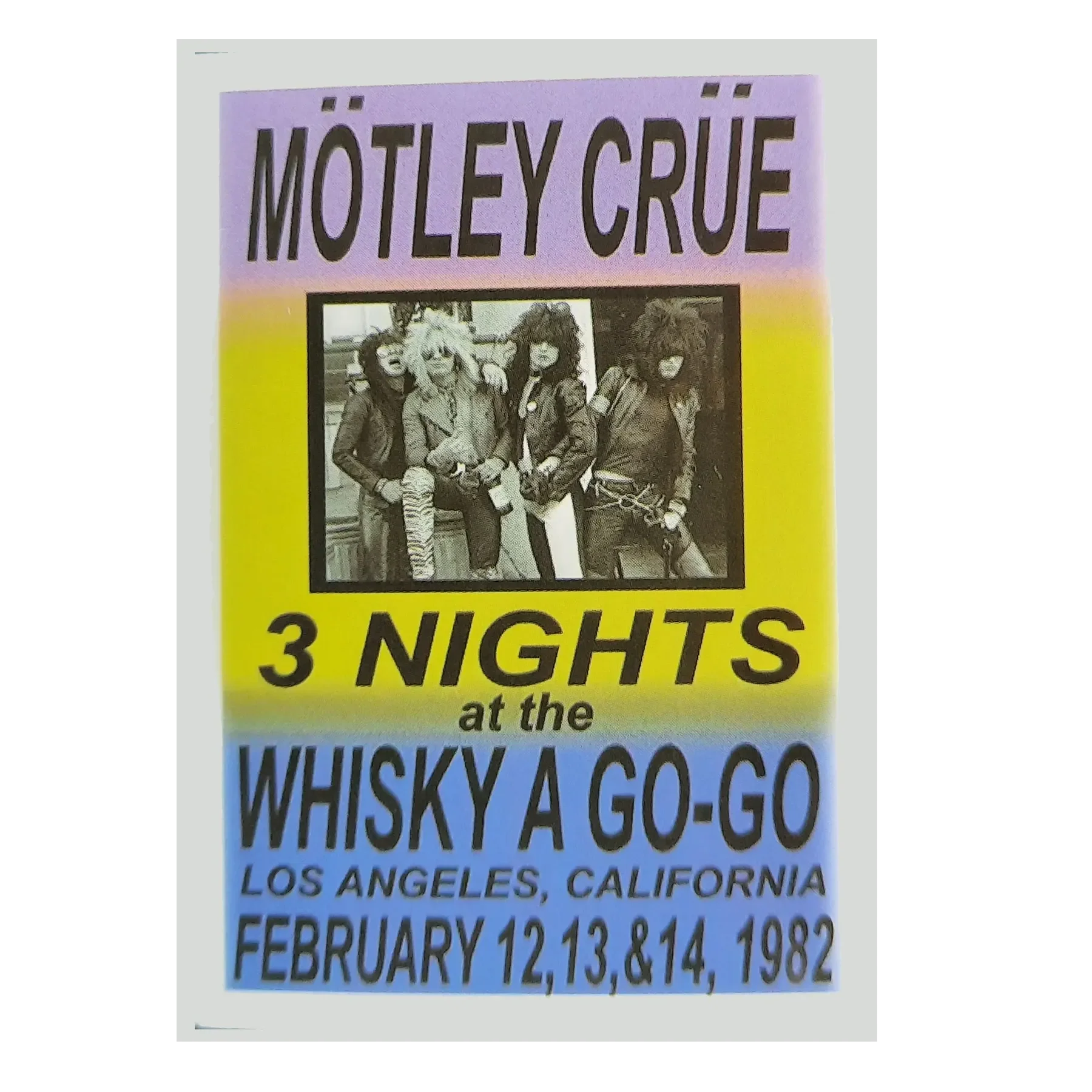 Sticker Mötley Crüe - Whisky A Gogo