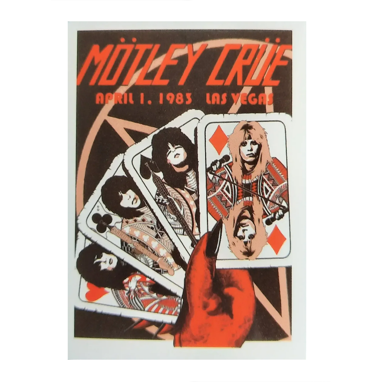 Sticker Mötley Crüe at Las Vegas