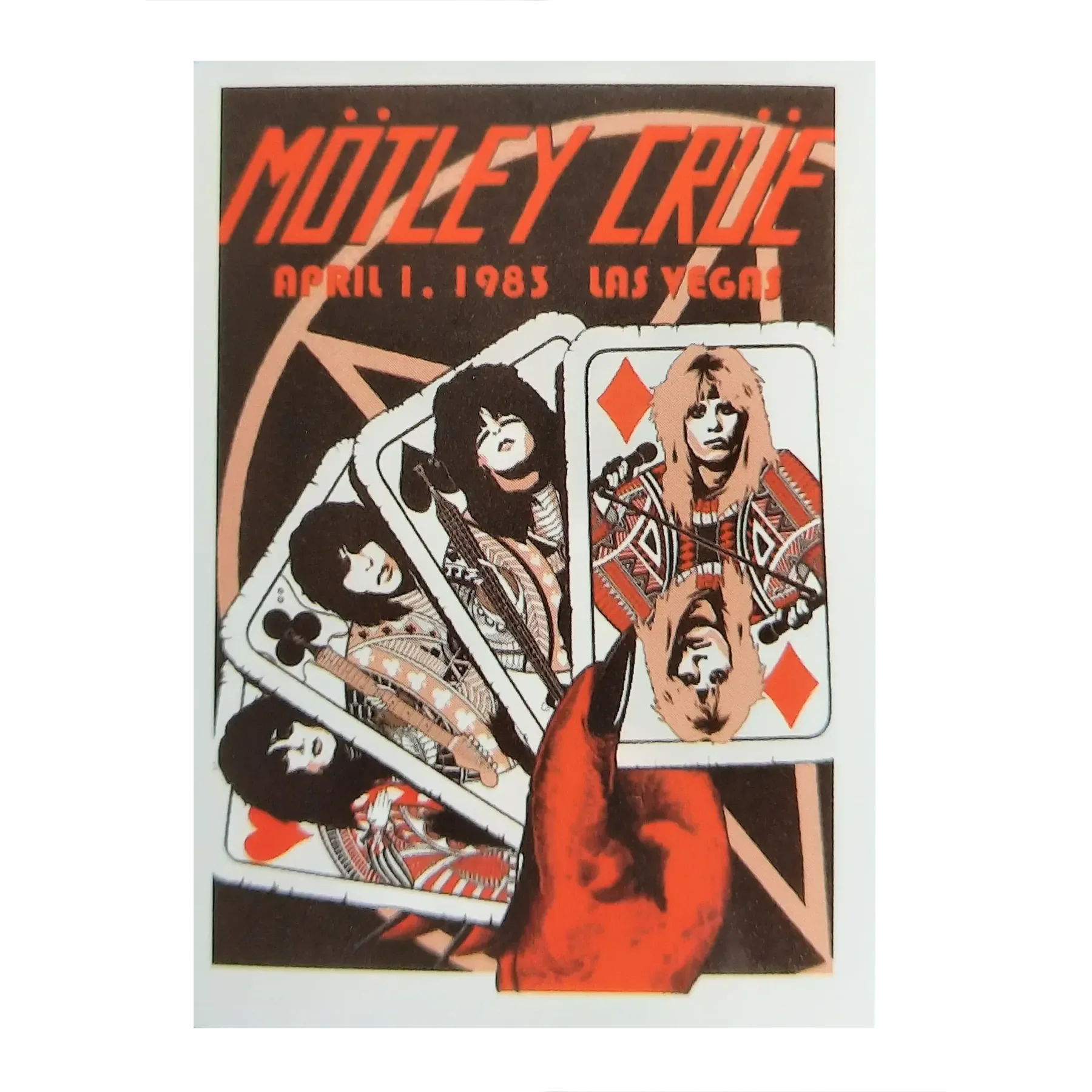 Sticker Mötley Crüe at Las Vegas