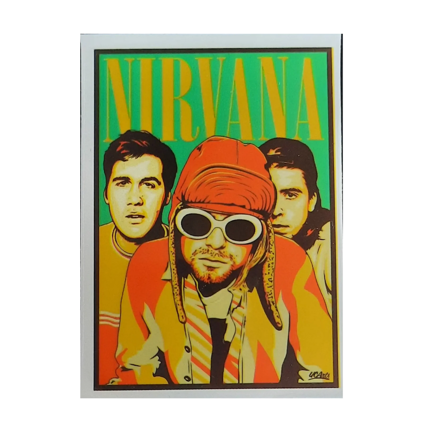 Autocollant Nirvana - Band