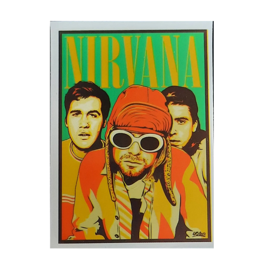 Autocollant Nirvana - Band