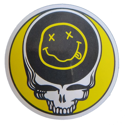 Autocollant Nirvana - Grateful Smiley