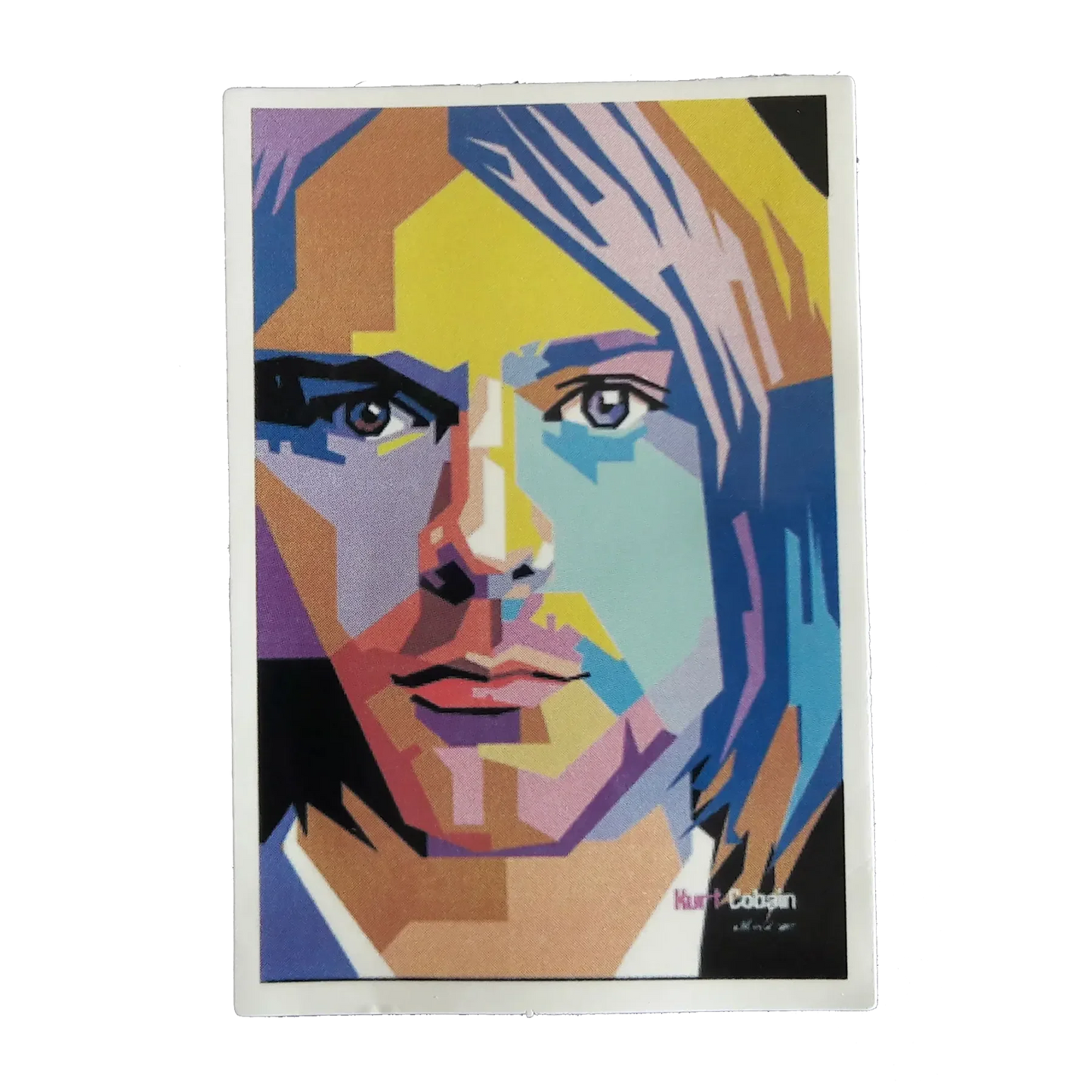 Sticker Nirvana - Kurt colors