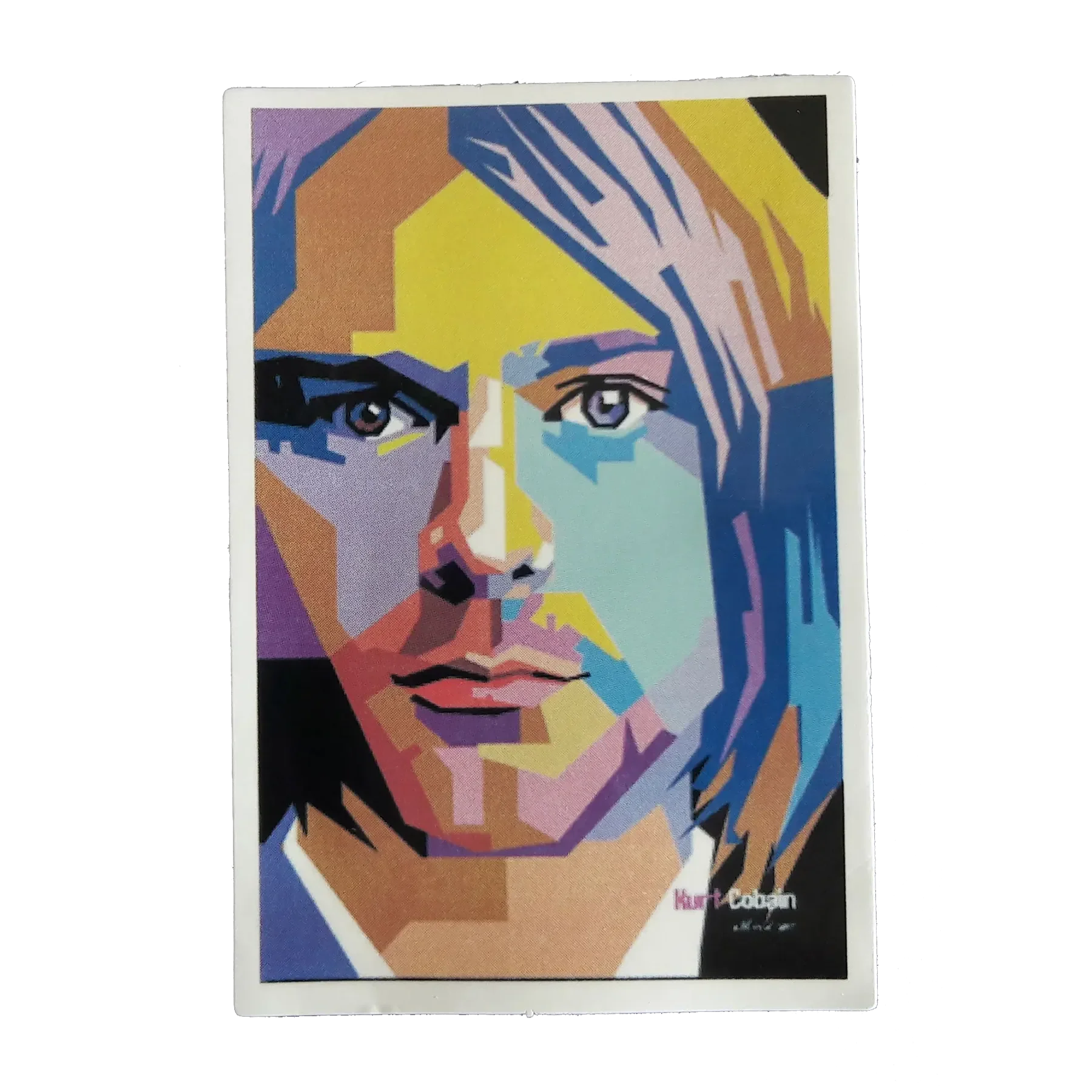 Sticker Nirvana - Kurt colors