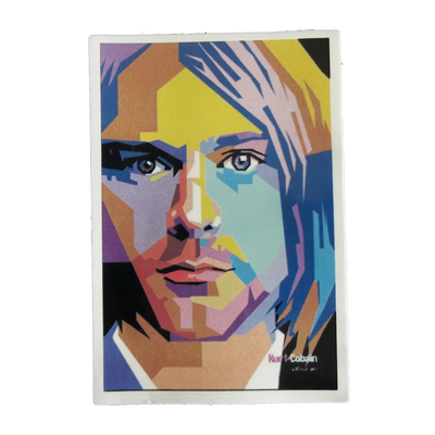 Autocollant Nirvana - Kurt colors