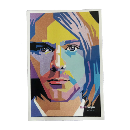 Sticker Nirvana - Kurt colors