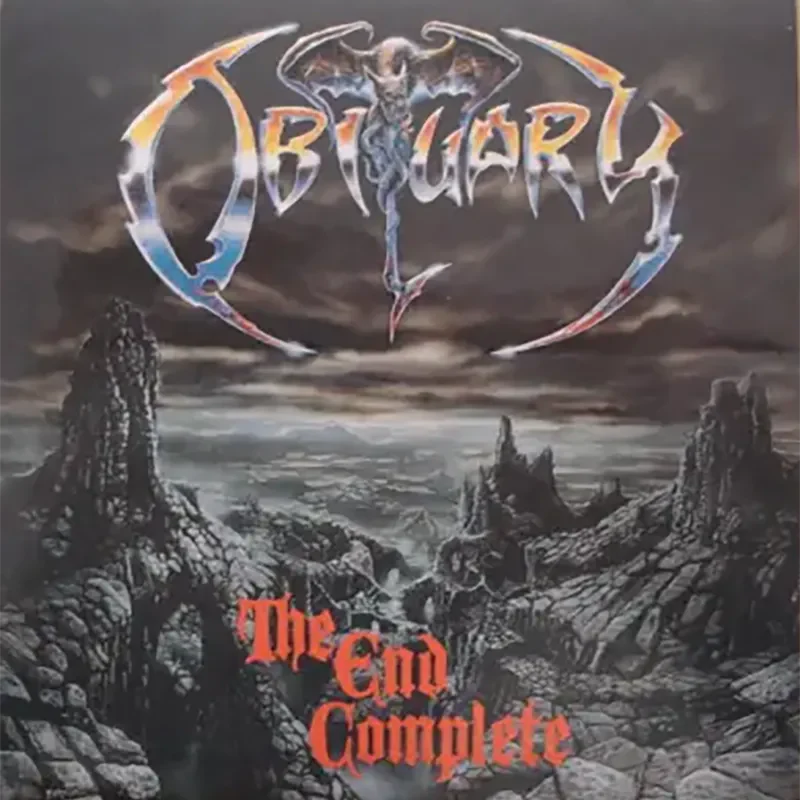 Autocollant Obituary - The end complete