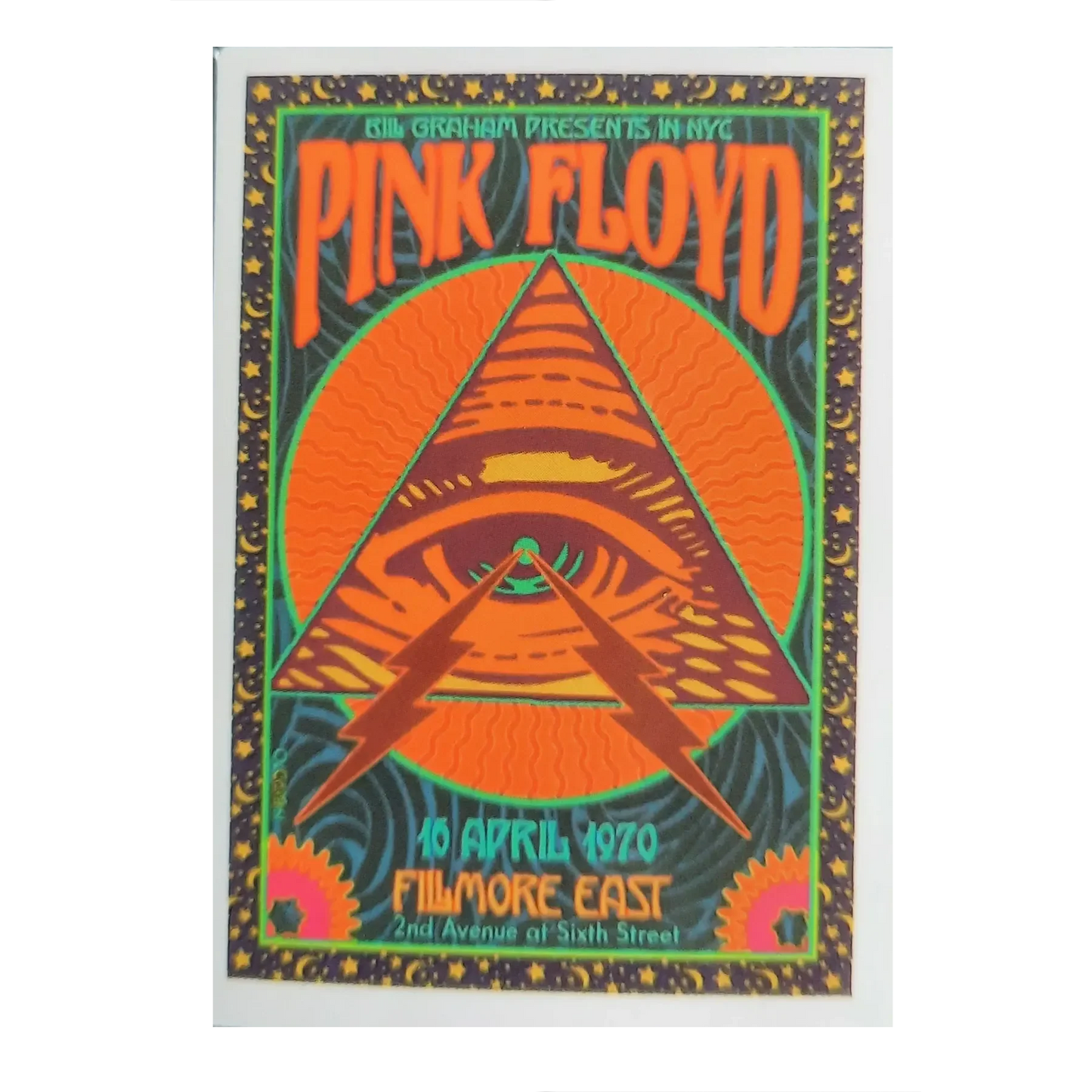 Sticker Pink Floyd at Filmore East