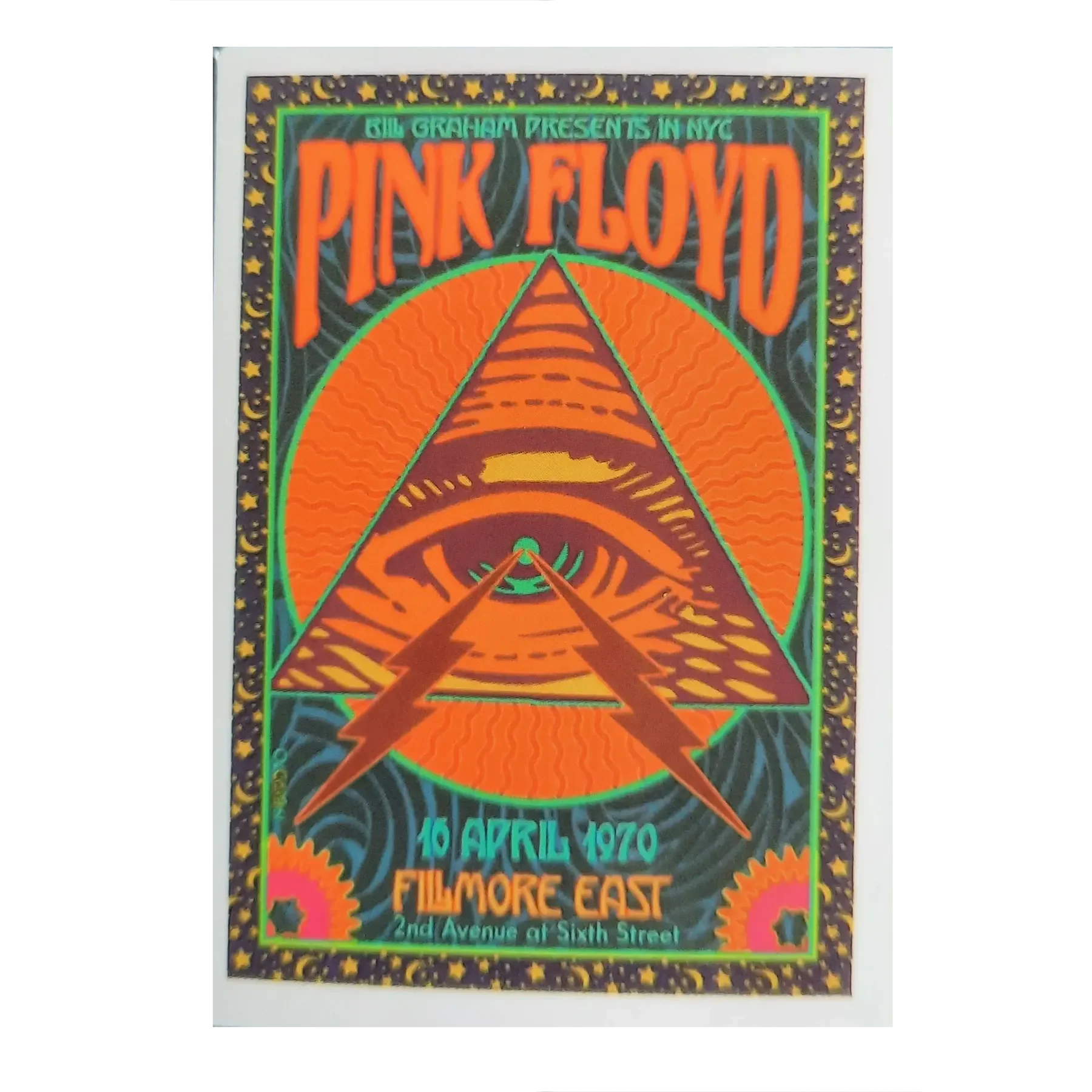 Sticker Pink Floyd at Filmore East
