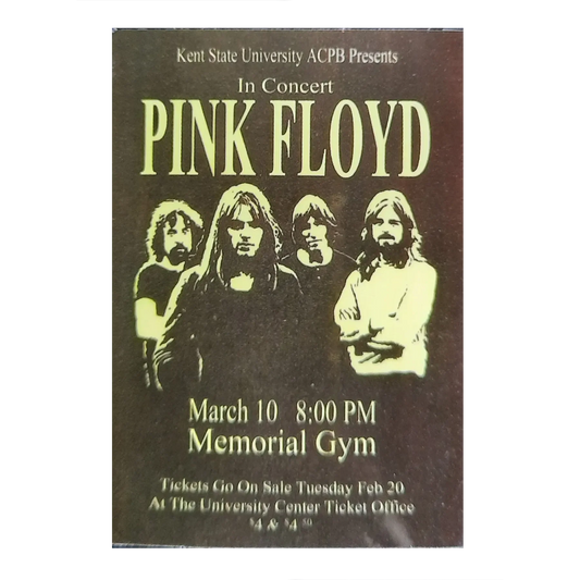 Sticker Pink Floyd at Memorial Gym