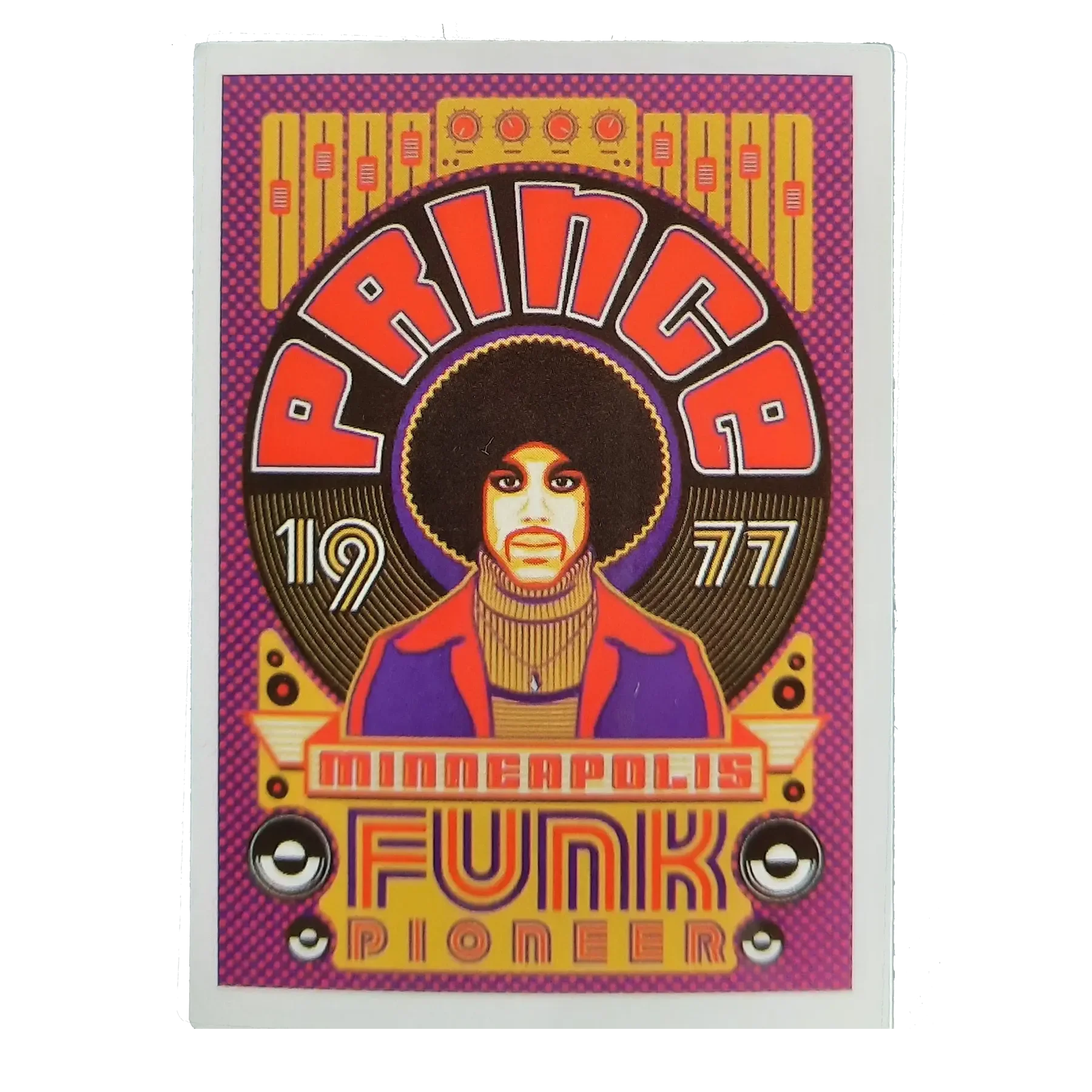 Autocollant Prince - Minneapolis Funk Pioneer