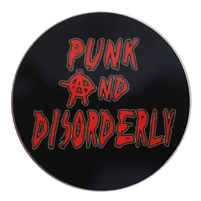 Autocollant Punk and Disorderly