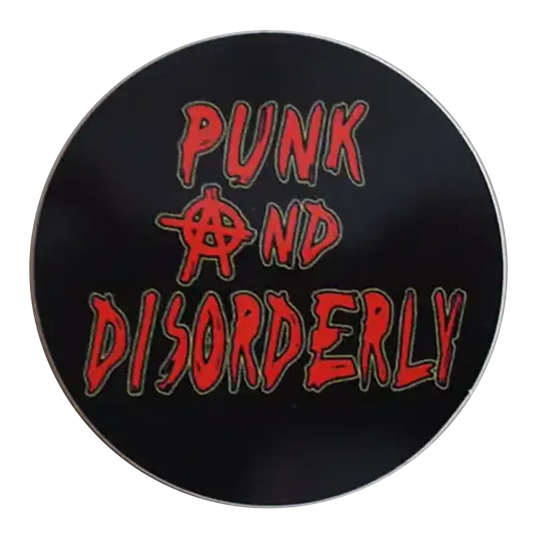 Autocollant Punk and Disorderly