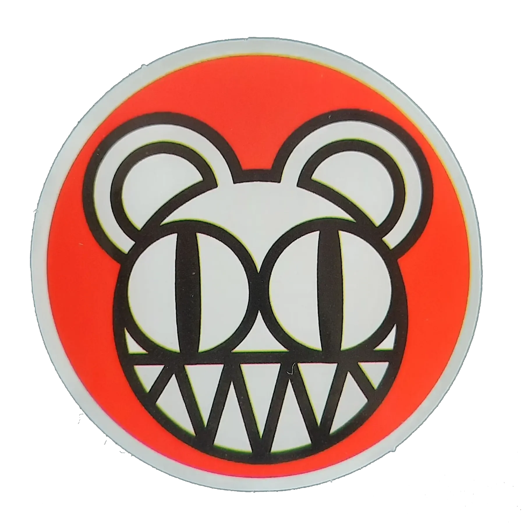 Autocollant Radiohead rouge