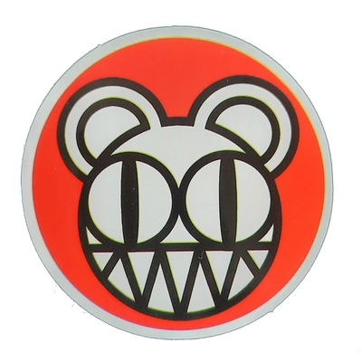 Autocollant Radiohead rouge