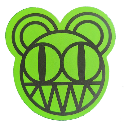 Autocollant Radiohead vert