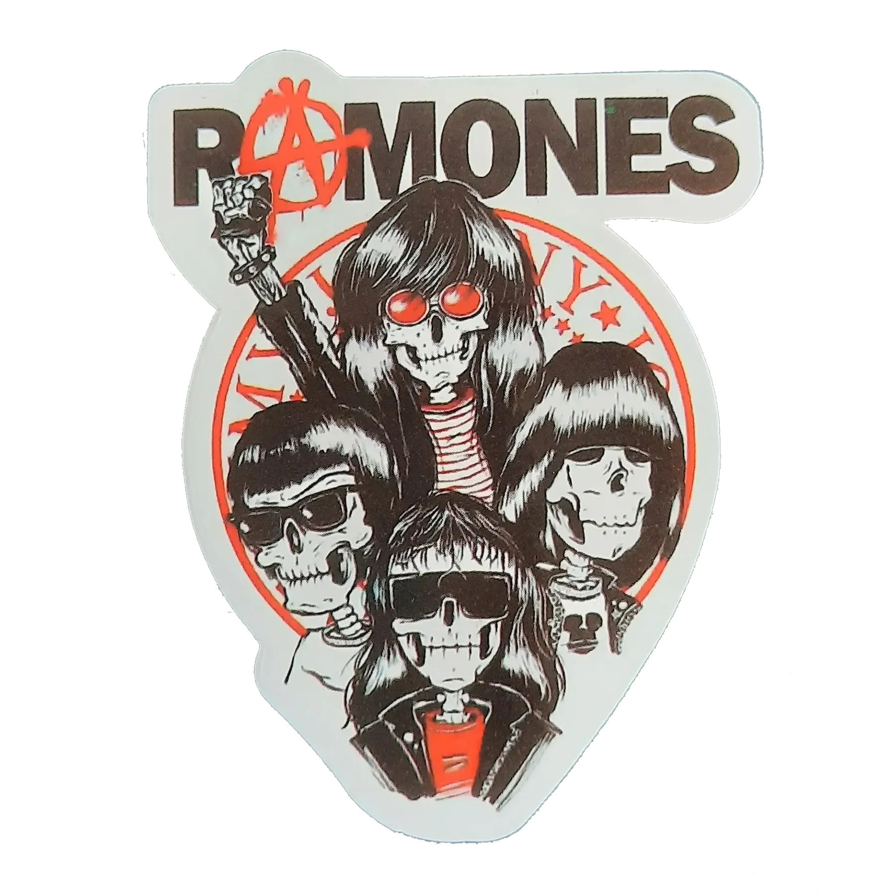 Autocollant Ramones - Anarchy