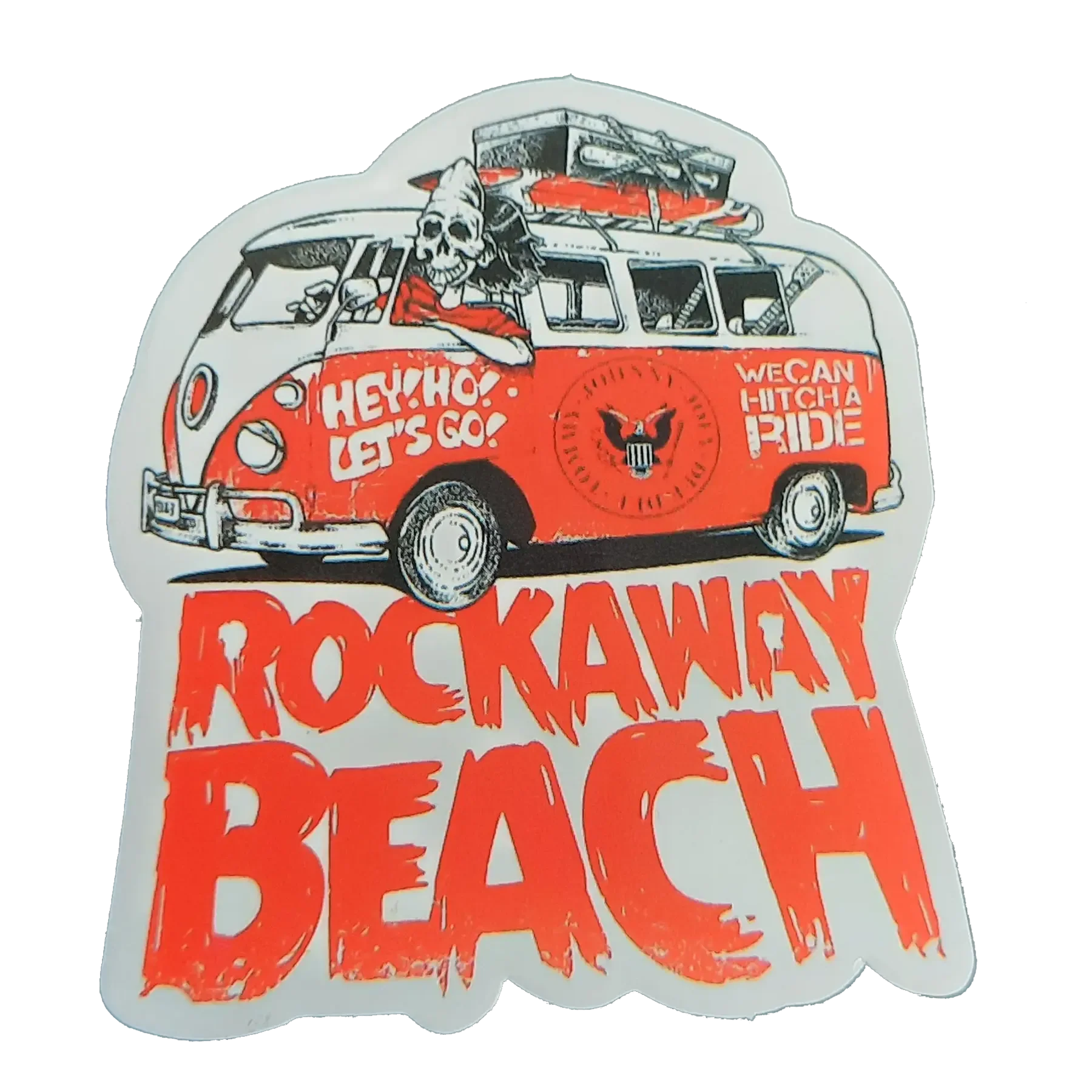 Autocollant Ramones - Rockaway Beach