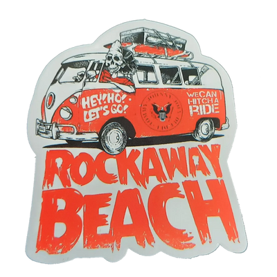 Autocollant Ramones - Rockaway Beach
