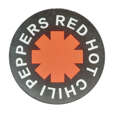 Autocollant Red Hot Chili Peppers - Cross black
