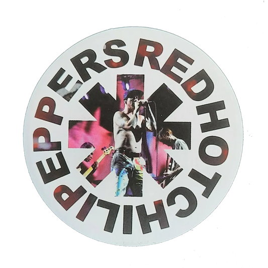 Sticker Red Hot Chili Peppers - Cross band