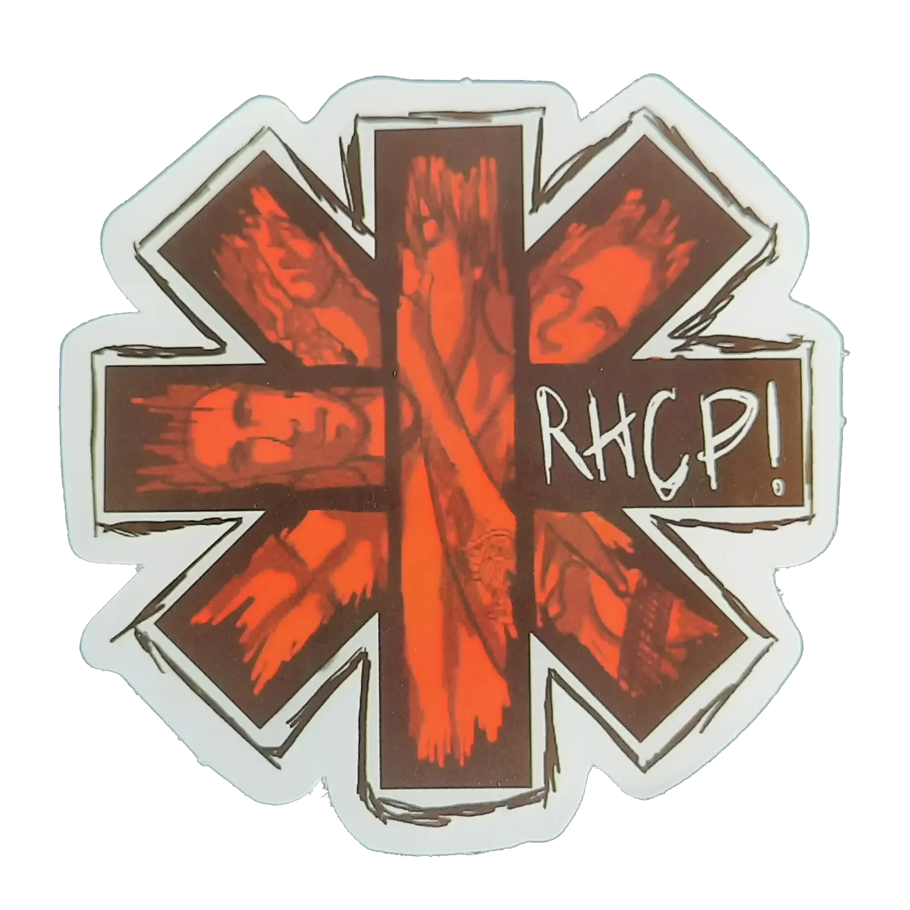 Autocollant Red Hot Chili Peppers - Cross cut