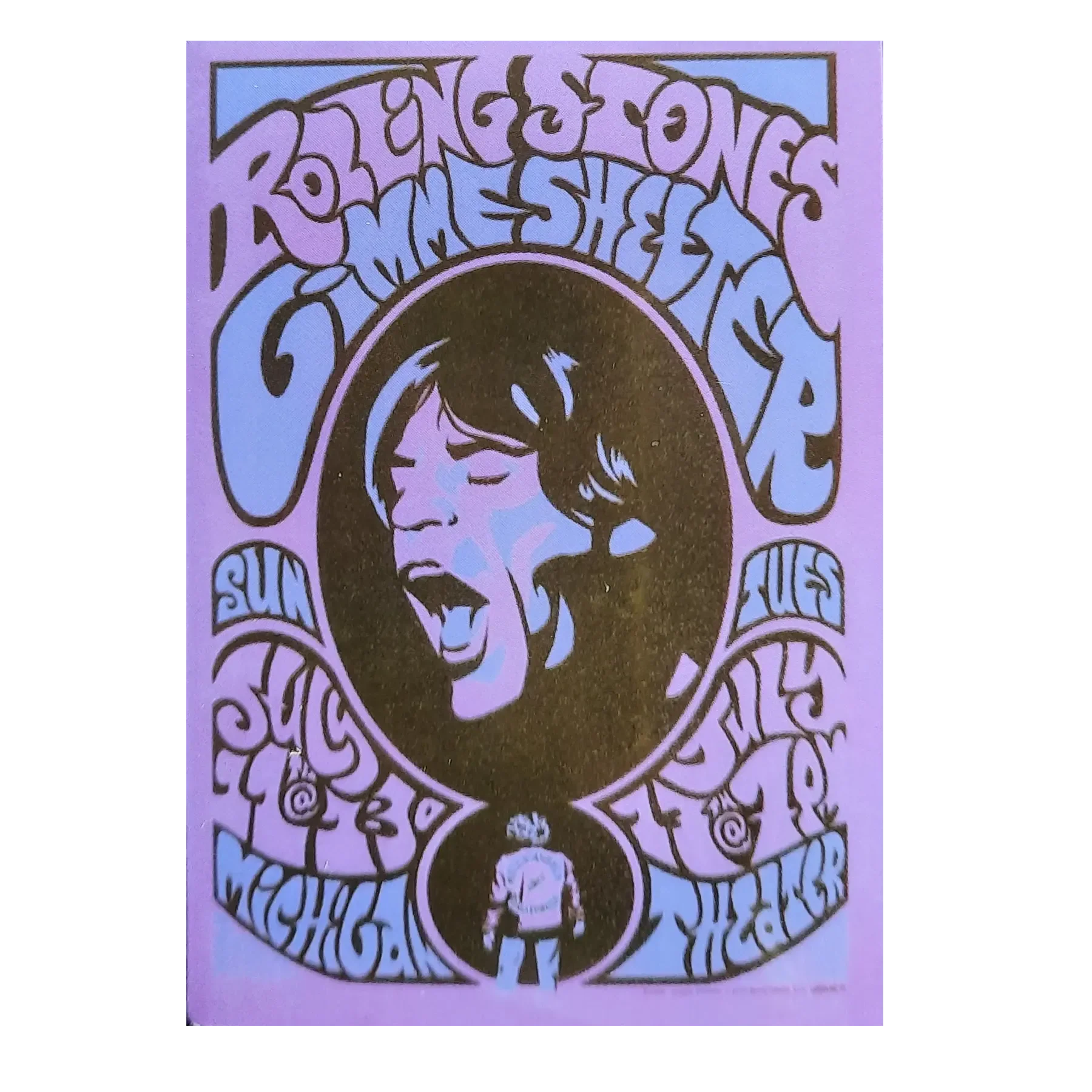 Sticker Rolling Stones - Gimme Shelter