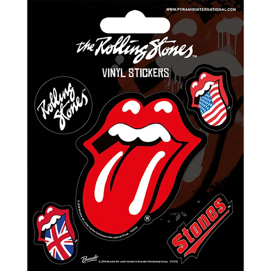 Set de 5 Autocollant vinyle Rolling Stones
