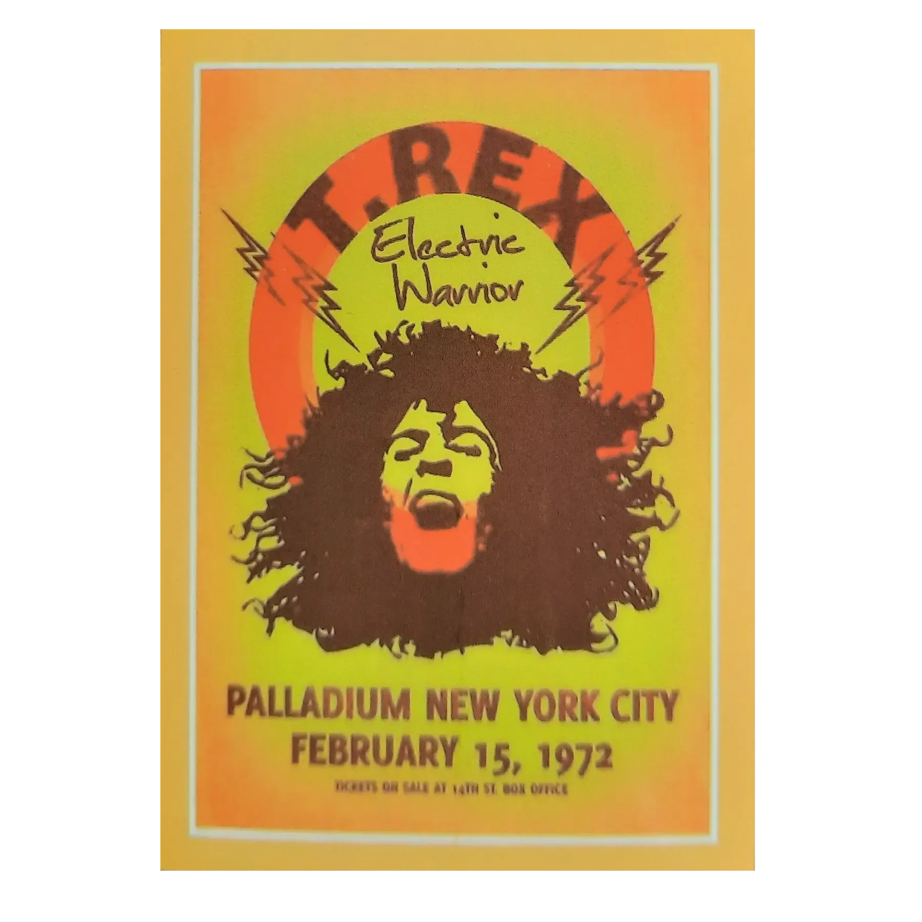 Autocollant T.Rex - Electric Warrior