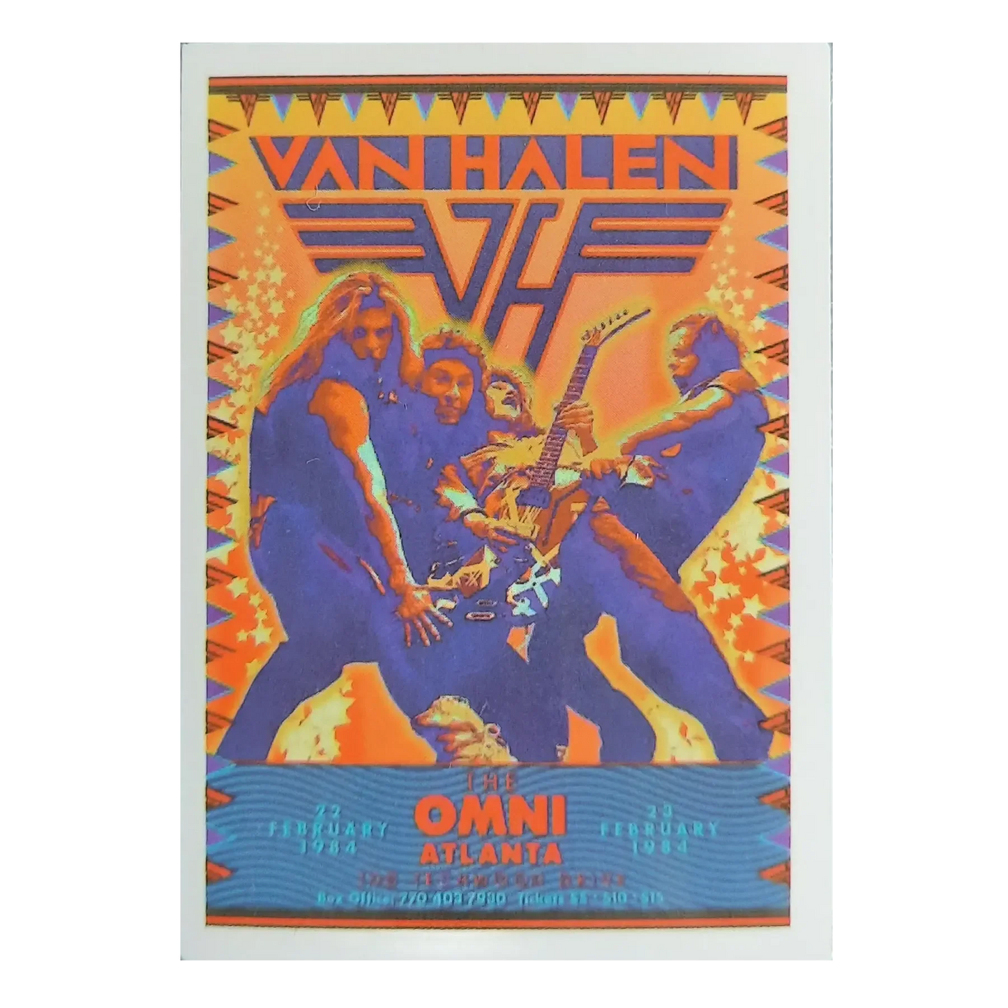 Sticker Van Halen at Omni Atlanta