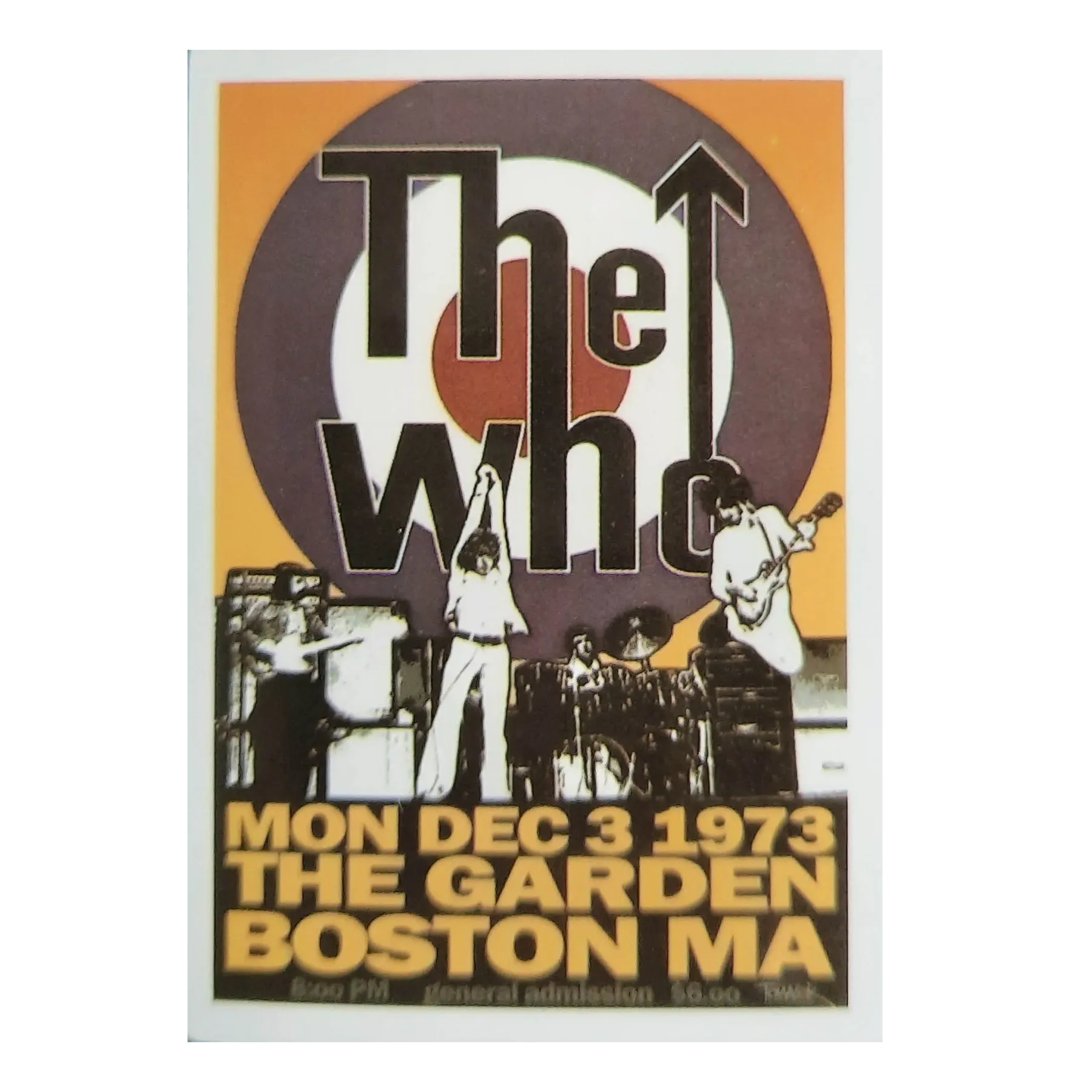 Sticker Who at the Garden Boston