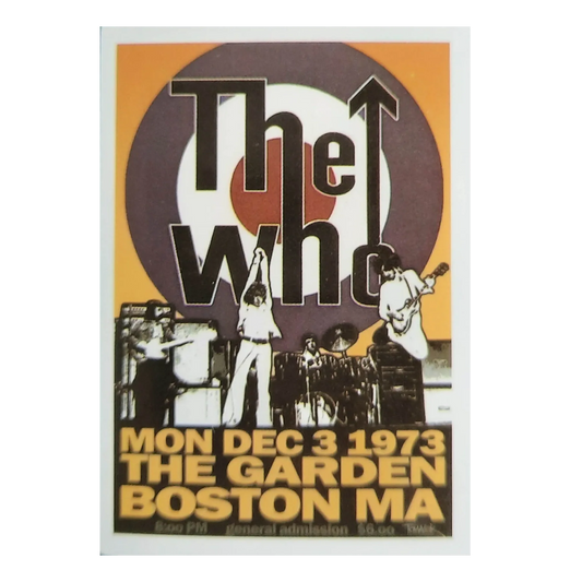 Autocollant Who at the Garden Boston