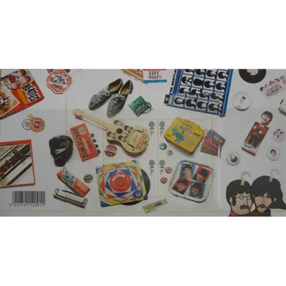 Sheet of 4 Beatles stamps