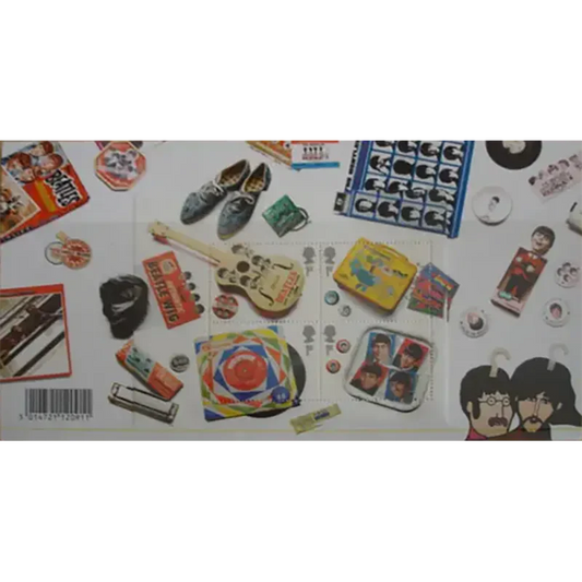 Sheet of 4 Beatles stamps