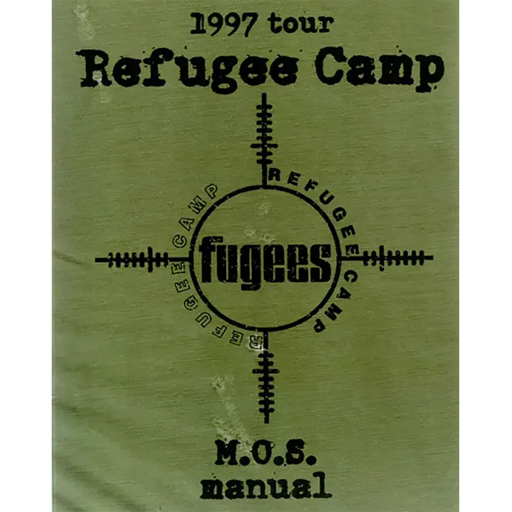 Official program Fugees Refugee Camp 1997 tour