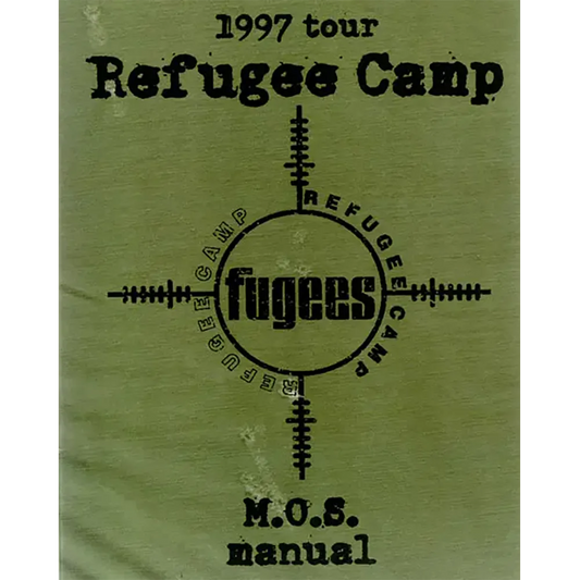 Official program Fugees Refugee Camp 1997 tour