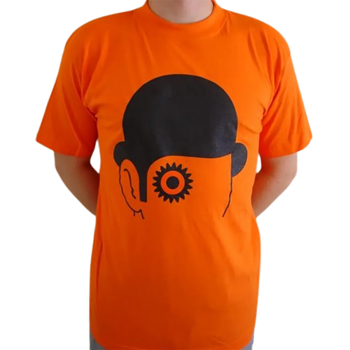 T-shirt Orange Mécanique