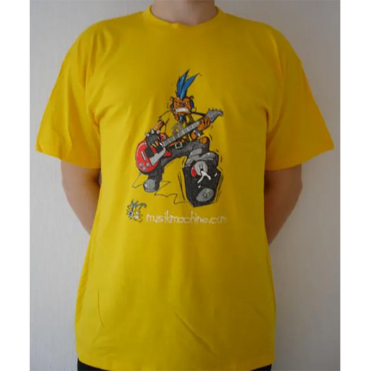 T-shirt Musik Machine (jaune)