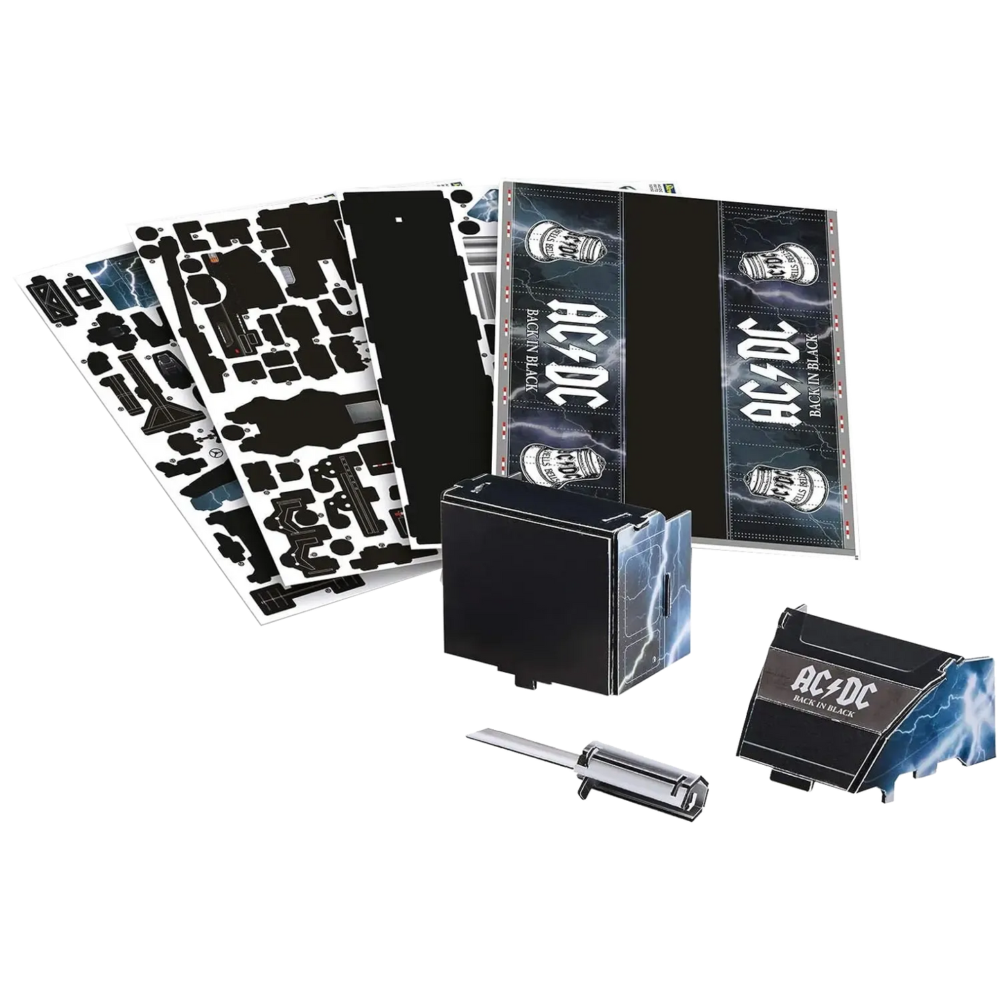 AC/DC 3D Puzzle Truck Assembled - design Hells Bells and thunder