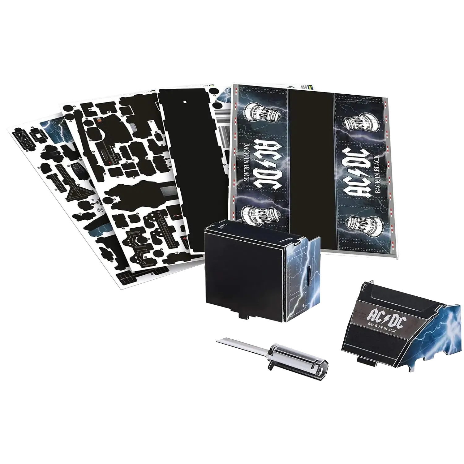 AC/DC 3D Puzzle Truck Assembled - design Hells Bells and thunder