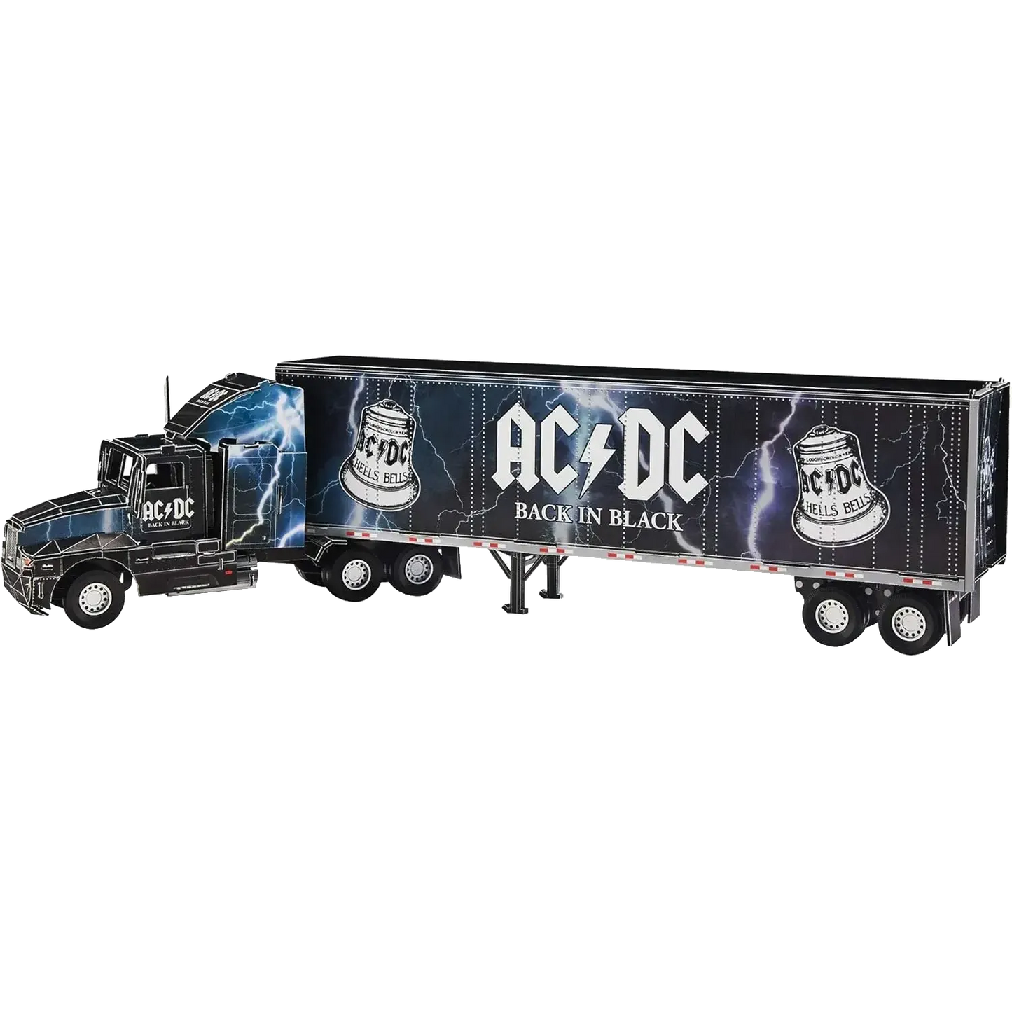 Full View of the AC/DC Truck Once Assembled – 3D Collectible Model