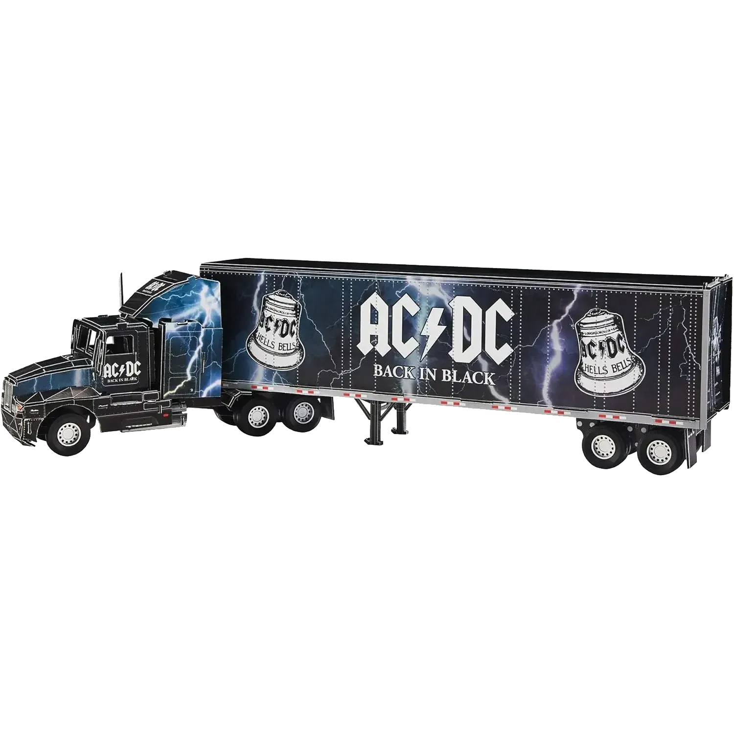 Full View of the AC/DC Truck Once Assembled – 3D Collectible Model