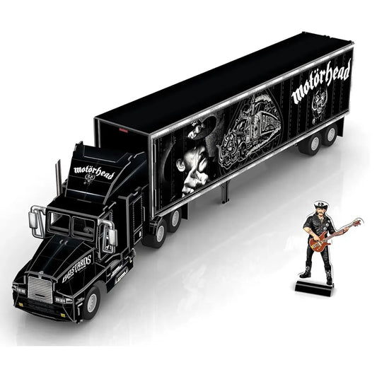 box of puzzle 3D Motorhead showing tour truck