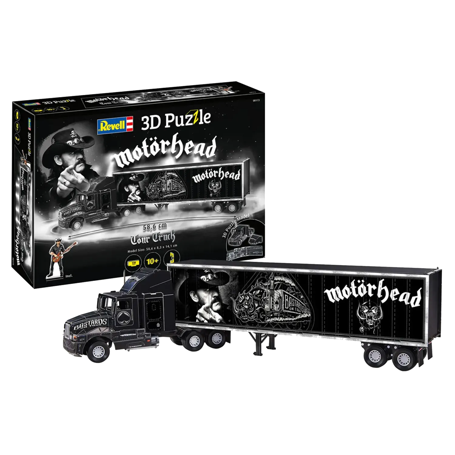 Full View of the Motorhead Truck Once Assembled – 3D Collectible Model