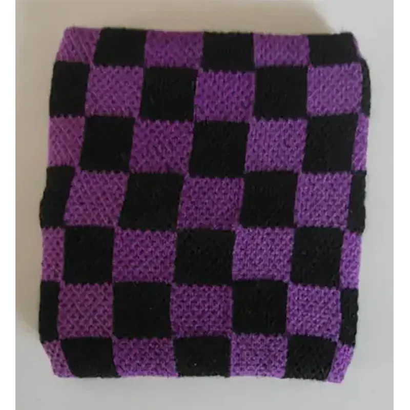 Green & Black Checkerboard Wristband