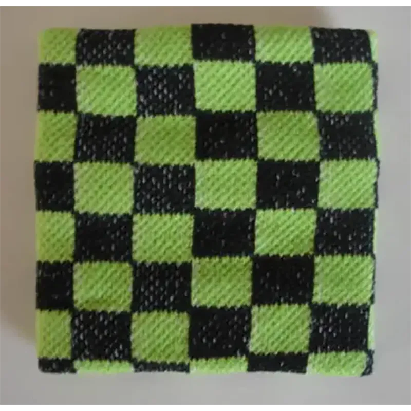 Pink & Black Checkerboard Wristband